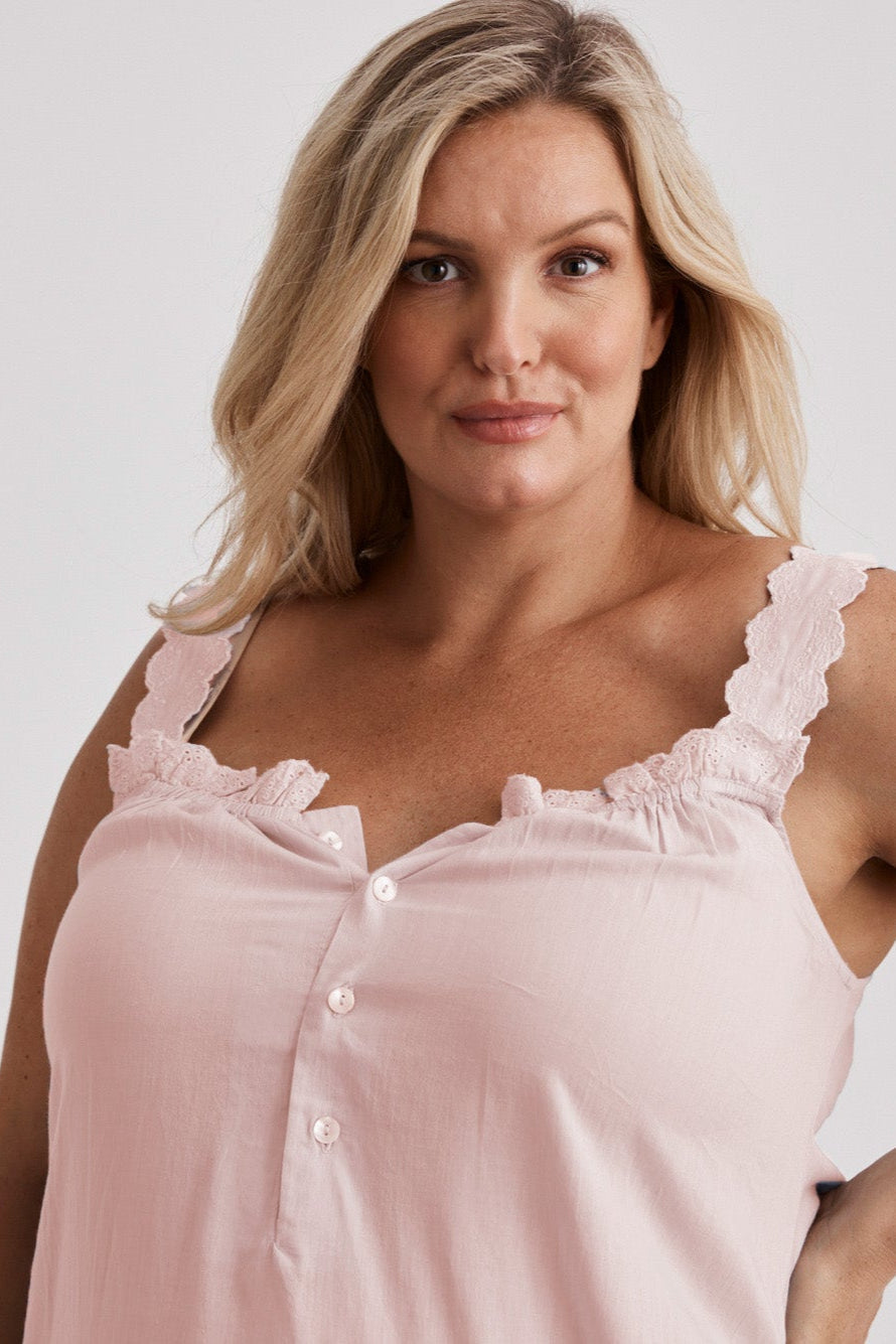 Featured image for Introducing the Lauren Nightgown in Pale Pink