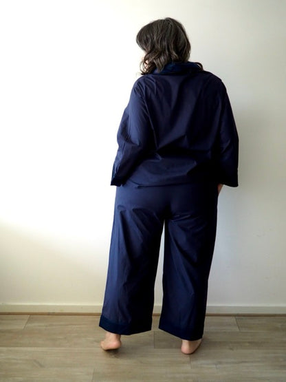 Hera navy cotton pajama pants — product image 6
