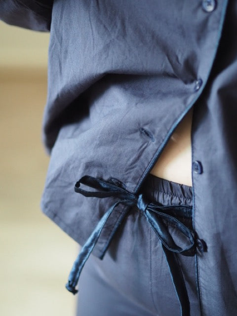 Hera navy cotton pajama pants — product image 2